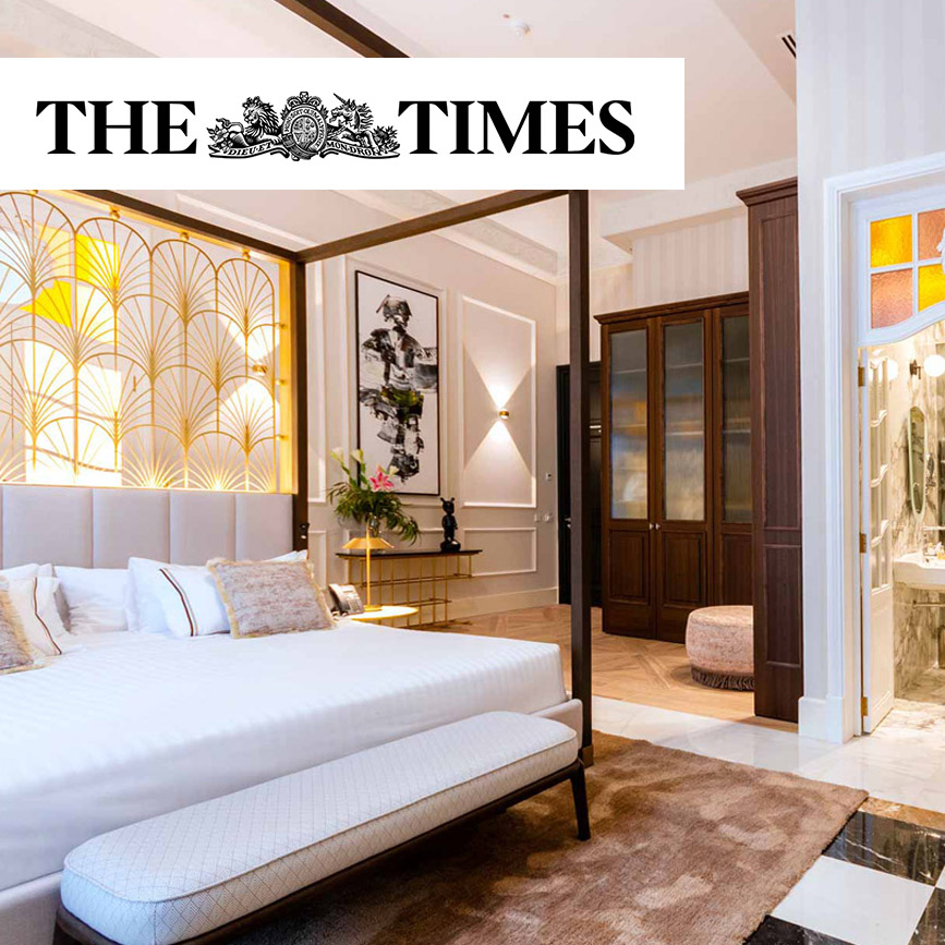 Palacio Vallier destacado en la publicación The Times