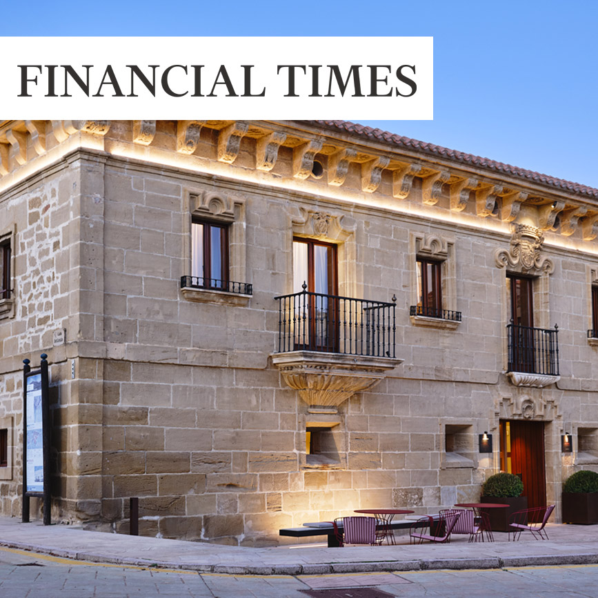Palacio Samaniego felicidad veraniega en La Rioja, según el Financial Times